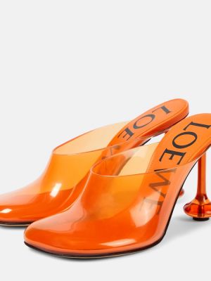 Papuci tip mules Loewe portocaliu