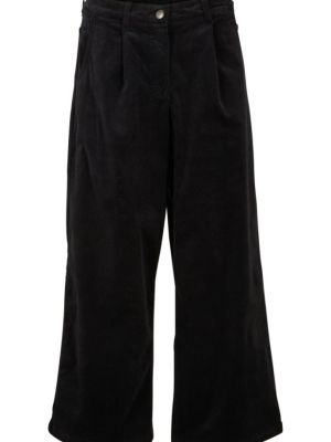 Широкие брюки с высокой талией Bpc Bonprix Collection черные