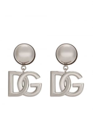 Náušnice Dolce & Gabbana stříbrné
