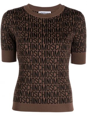 Top con stampa Moschino