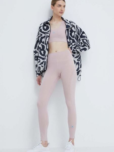 Леггинсы Adidas By Stella Mccartney розовые