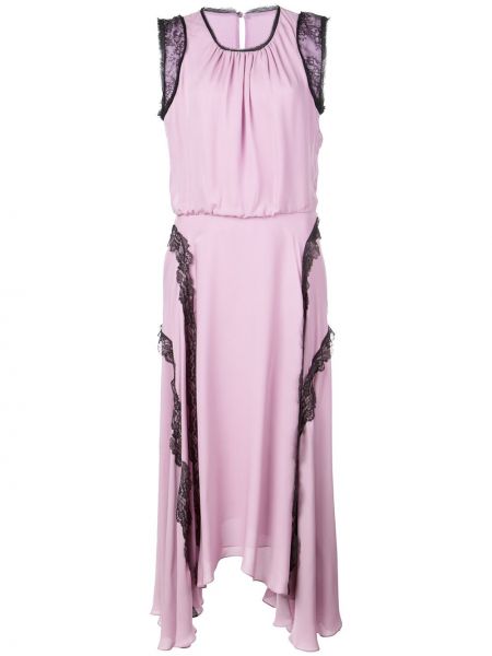 Кружевное ажурное платье миди Jason Wu, фиолетовое