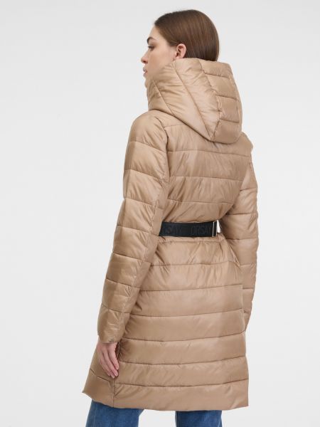 Prešívaný kabát Orsay hnedá