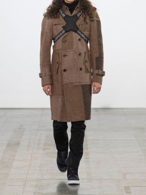 Cappotto di lana Junya Watanabe marrone