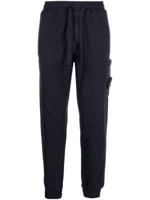 Pantalon de joggings à imprimé Stone Island bleu