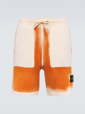 Pamučne bermuda kratke hlače od jersey Stone Island