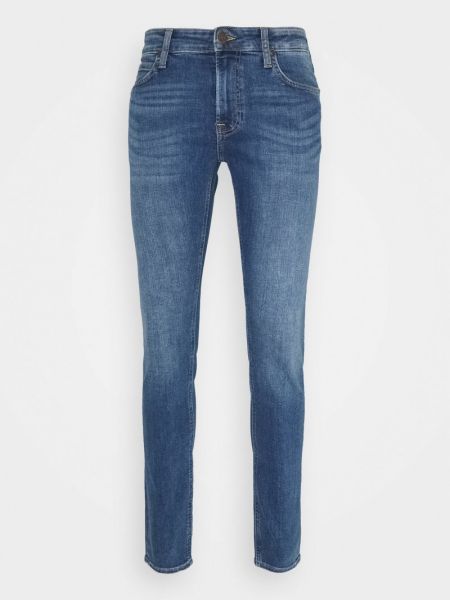 Niebieskie jeansy skinny slim fit Lee