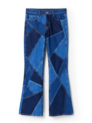 Jeans bootcut Desigual bleu