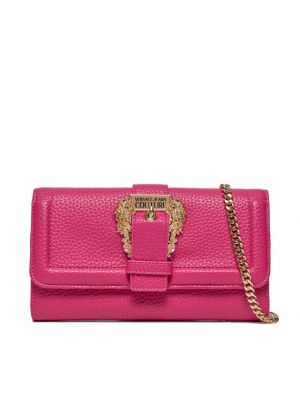 Estélyi táska Versace Jeans Couture rózsaszín
