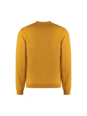 Jersey de cachemir de tela jersey con estampado de cachemira Gucci amarillo