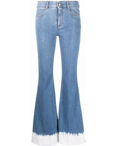 Relaxed fit flare jeans Stella Mccartney blå