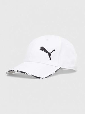 Бавовняна кепка з аплікацією Puma біла