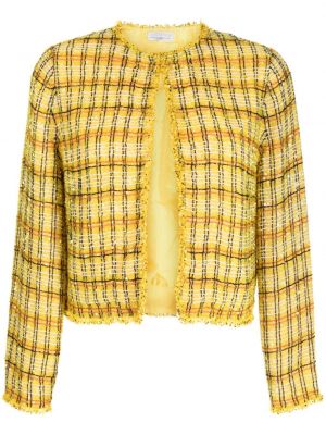 Μπουφάν tweed Ashish κίτρινο