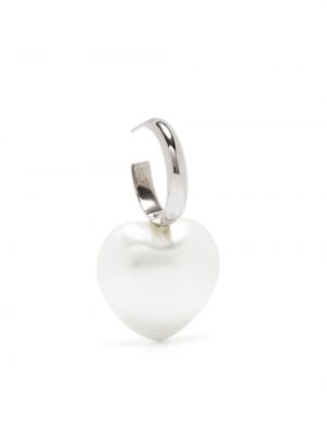 Uhani z perlami z vzorcem srca Simone Rocha