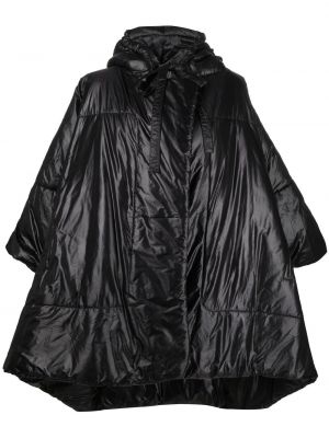 Палто с качулка Norma Kamali черно