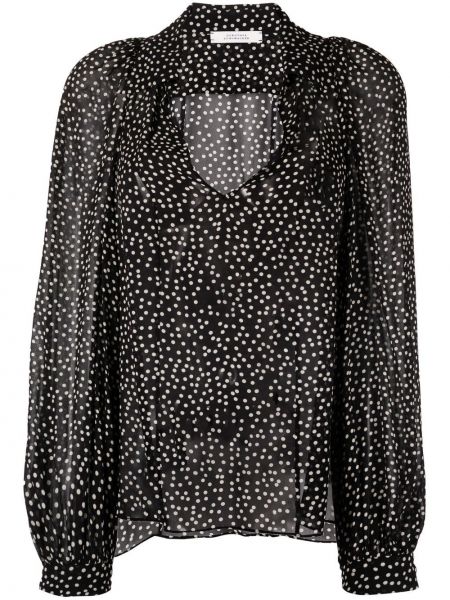 Trykt bluse Dorothee Schumacher svart