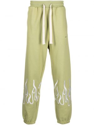 Памучни спортни панталони с принт Vision Of Super зелено