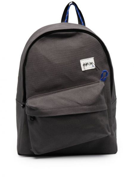 Ader Error logo patch cotton backpack