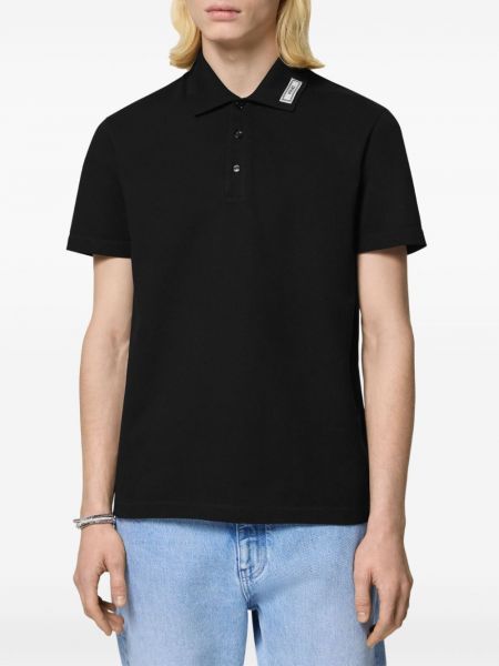 Polo marškinėliai Versace juoda