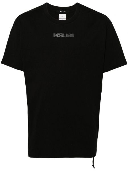 T-shirt aus baumwoll Ksubi schwarz