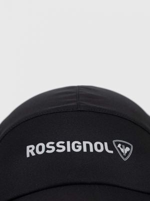 Czapka z daszkiem z nadrukiem Rossignol czarna