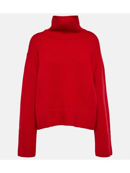 Kašmira džemperis Lisa Yang sarkans