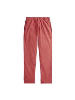 Spodnie Polo Ralph Lauren czerwone