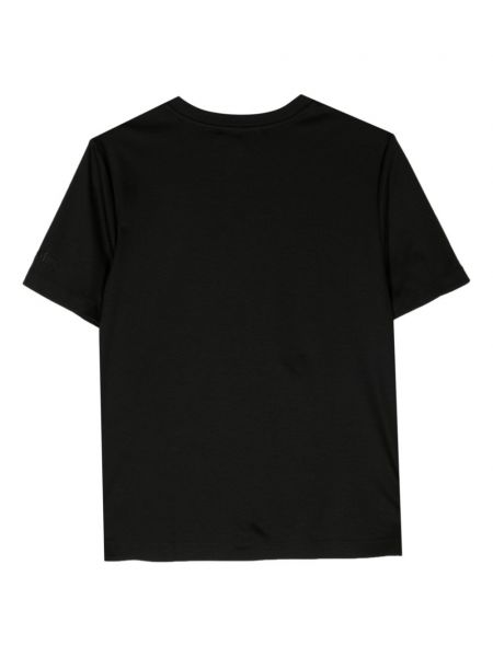Džersis siuvinėtas marškinėliai Max Mara juoda