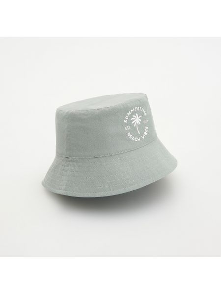 Oboustranný klobouk Reserved zelený
