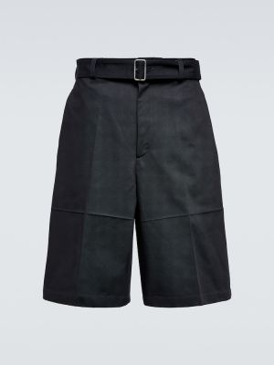 Woll shorts Jil Sander blau