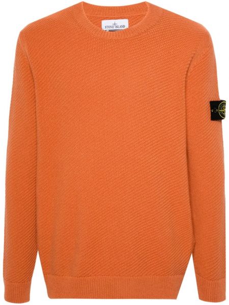 Trøje striktrøje Stone Island orange