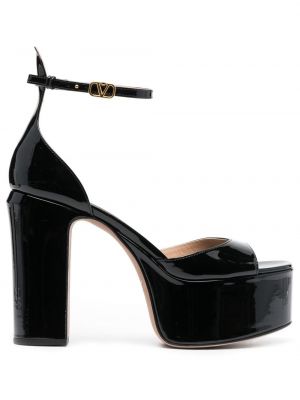 Sandale cu platformă Valentino Garavani negru
