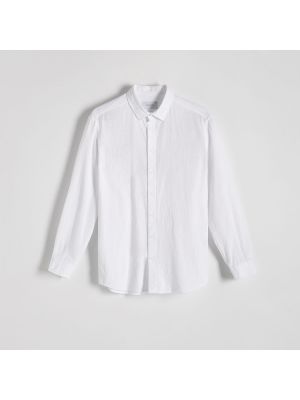 Bavlnená košeľa Reserved biela