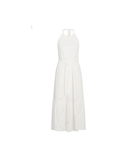 Sukienka midi koronkowa Bruuns Bazaar biała