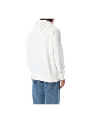 Bluza z kapturem polarowa Ralph Lauren biała