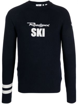 Sweatshirt mit stickerei mit rundem ausschnitt Rossignol
