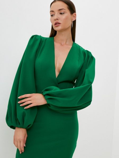 Платье-карандаш Lipinskaya Brand зеленое