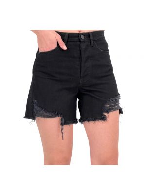 Pantalones cortos vaqueros 3x1 negro