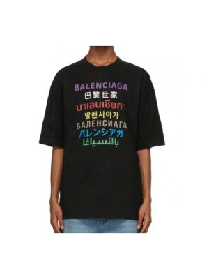 Koszulka skórzana Balenciaga