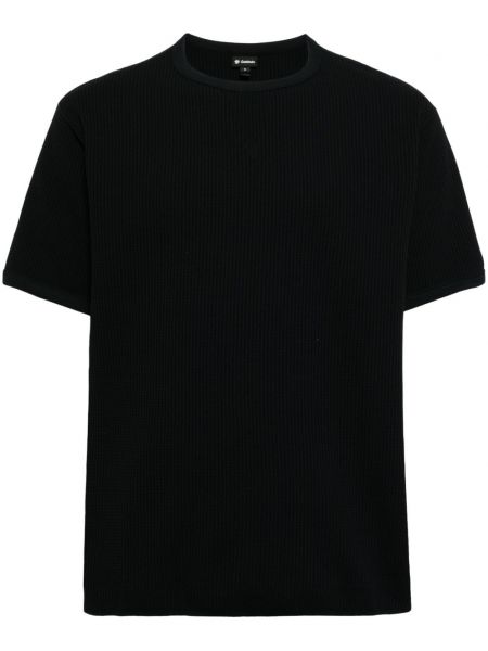 T-krekls ar apaļu kakla izgriezumu Goldwin melns