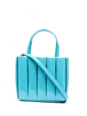 Borsa shopper Themoirè blu