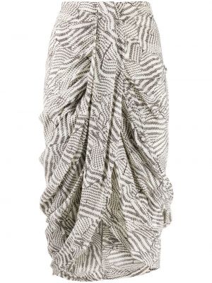 Falda de tubo con estampado Isabel Marant