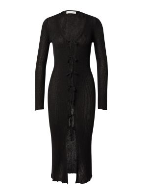 Pletené pletené šaty Modström čierna