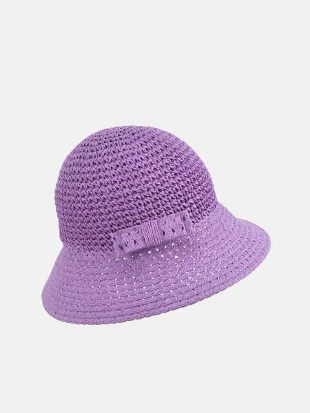 Sombrero con lazo Seeberger violeta