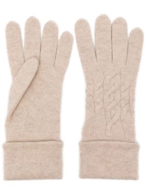 Kašmírové rukavice N.peal béžové