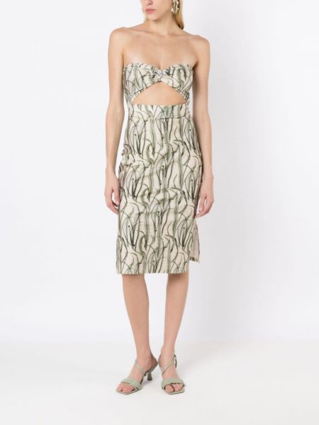 Kleid mit print Adriana Degreas