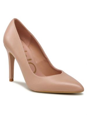 Полуотворени обувки с ток с ток Liu Jo розово