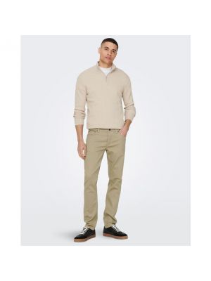 Pantalones Only & Sons beige