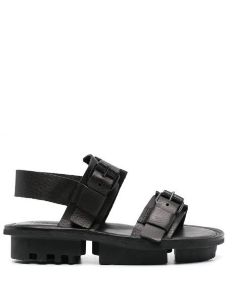Sandales en cuir Trippen noir