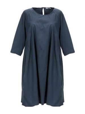 Mini vestido de algodón Bomboogie azul